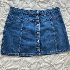 High waisted Denim Skirt